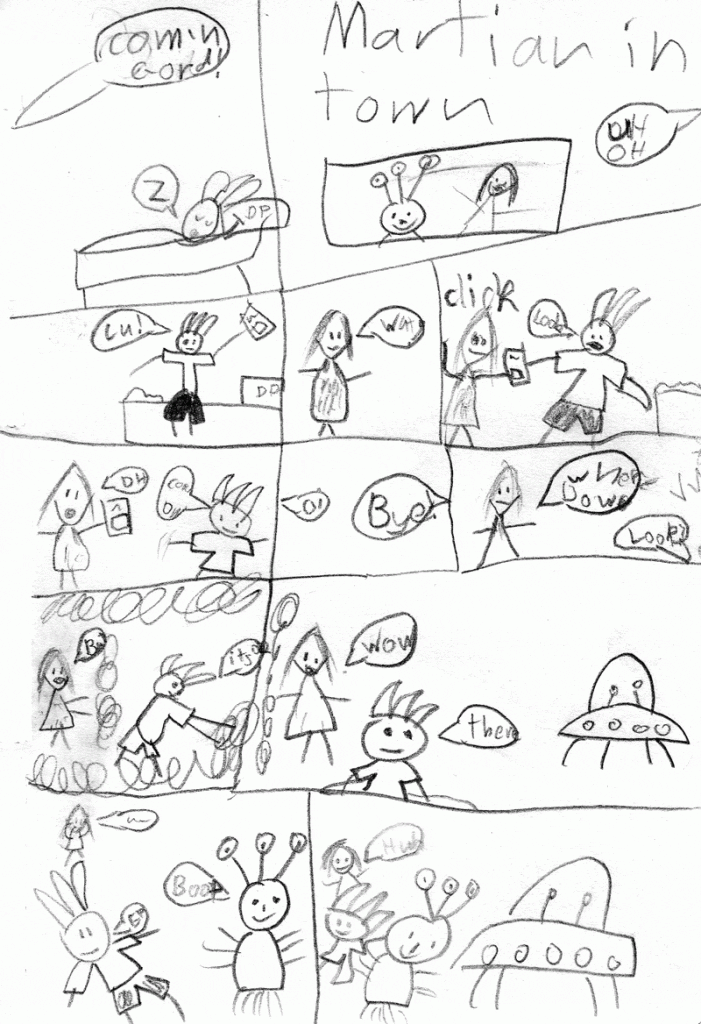 Monsterhood - Guest Comic by Phoebe Colley Age 7